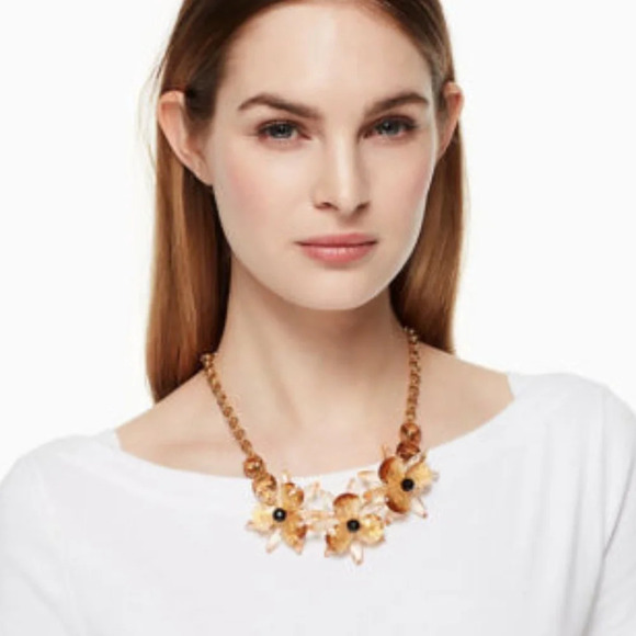 Kate Spade Blooming Brilliant Gold Toned Necklace - Picture 3 of 3